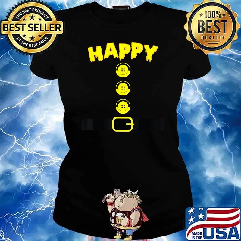 Happy Dwarf Halloween Costume Color Matching Family Dwarf T-Shirt Ladies tee