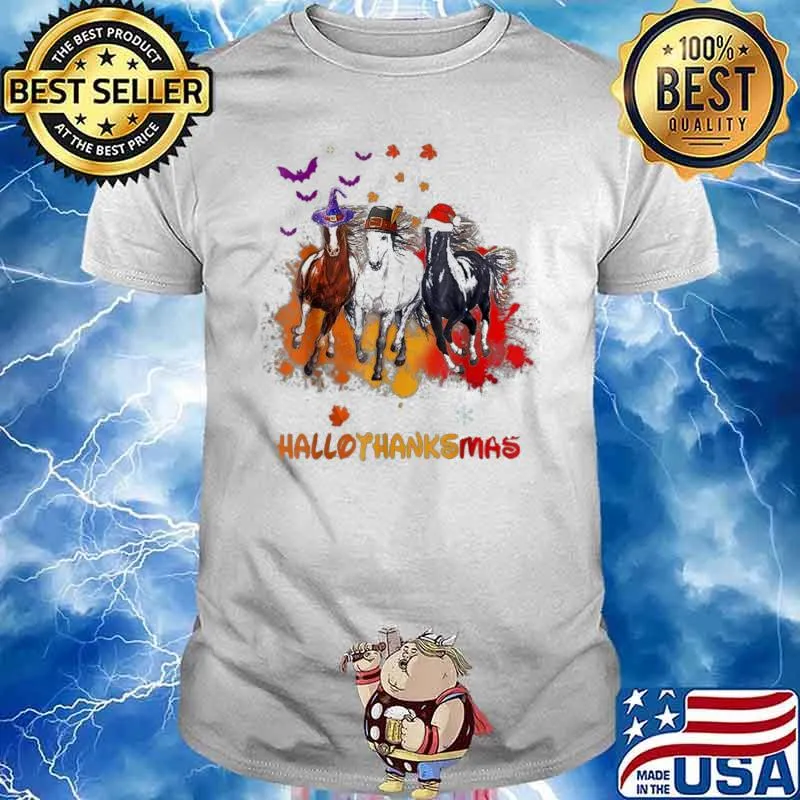 Happy HalloThanksMas The Horse The Bat Shirt
