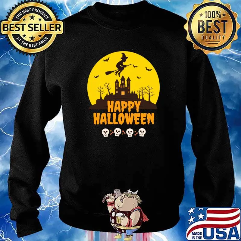 Happy Halloween witch T-Shirt Sweater