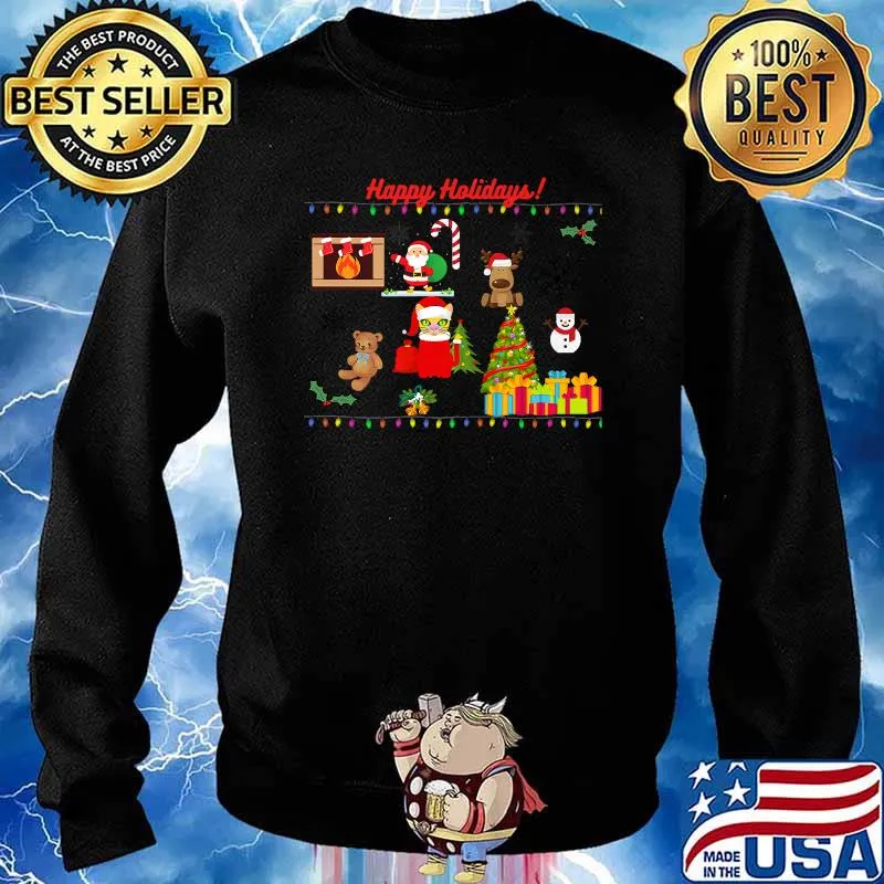 Happy Holidays Merry Christmas Shirt To Enjoy the Holidays Premium T-Shirt Sweater