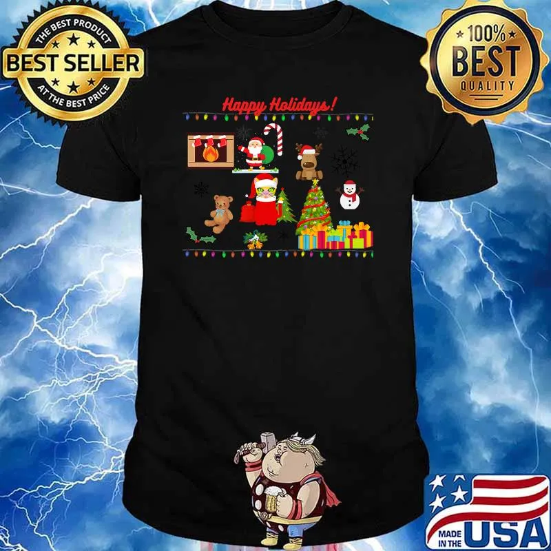 Happy Holidays Merry Christmas Shirt To Enjoy the Holidays Premium T-Shirt
