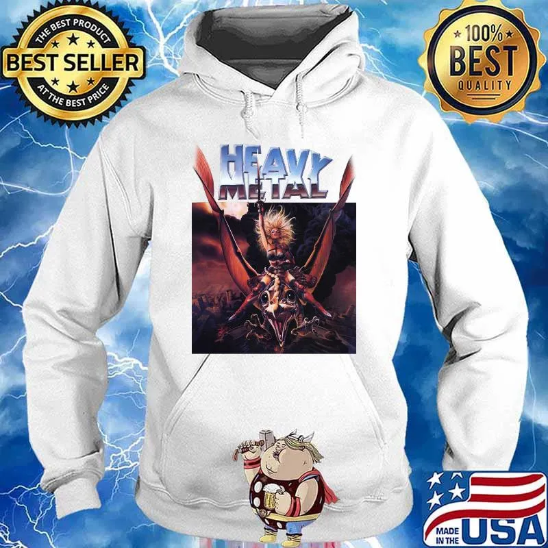 Heavy Metal Movie Baseball ¾ Sleeve T-Shirt Hoodie