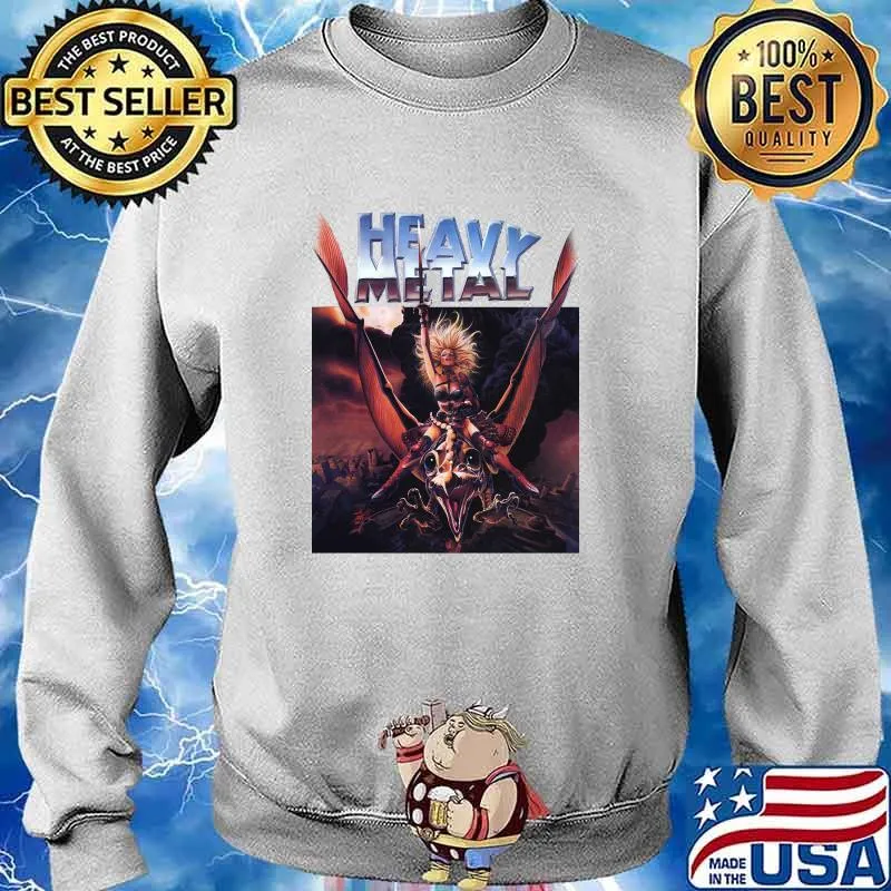 Heavy Metal Movie Baseball ¾ Sleeve T-Shirt Sweater