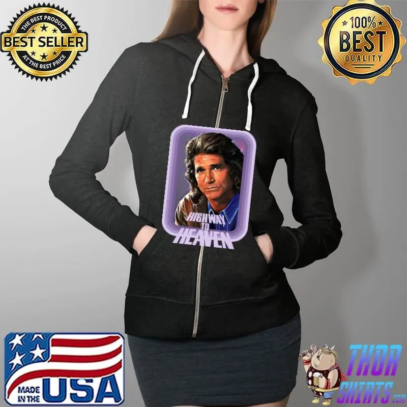Highway To Heaven T-Shirt Full Zip Hooded