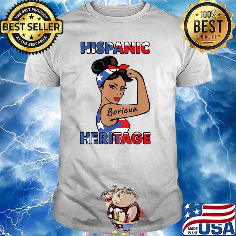 Hispanic Heritage Month Shirts Puerto Rico Youth Woman T-Shirt