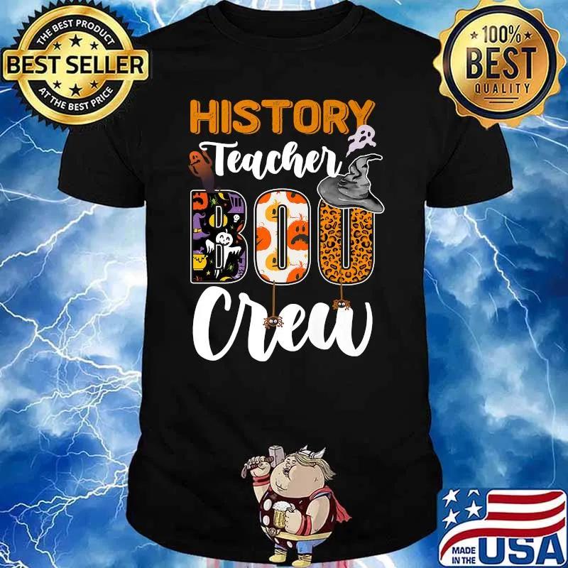 History Teacher Boo Crew Funny Halloween Matching Costume Premium T-Shirt
