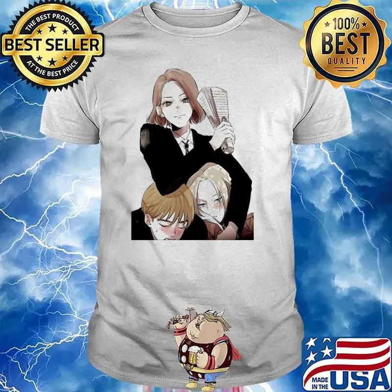 Hitch Armin and Annie Attack On Titan shirt