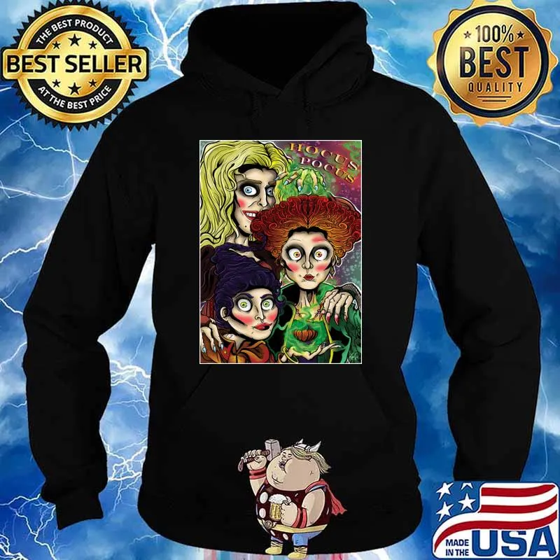 Hocus Pocus Witches At Play T-Shirt Hoodie