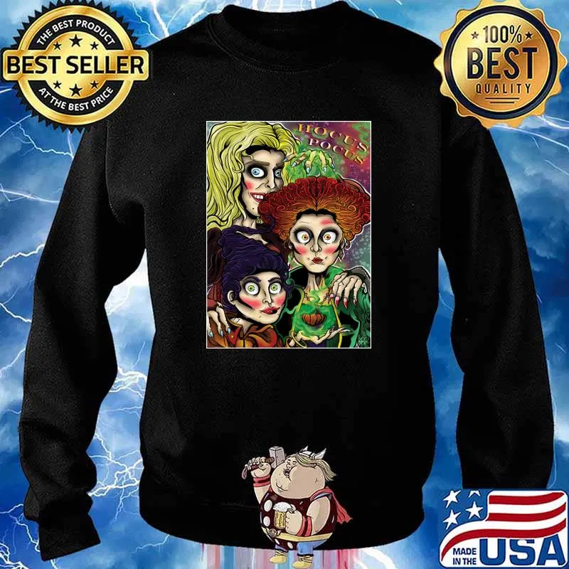 Hocus Pocus Witches At Play T-Shirt Sweater