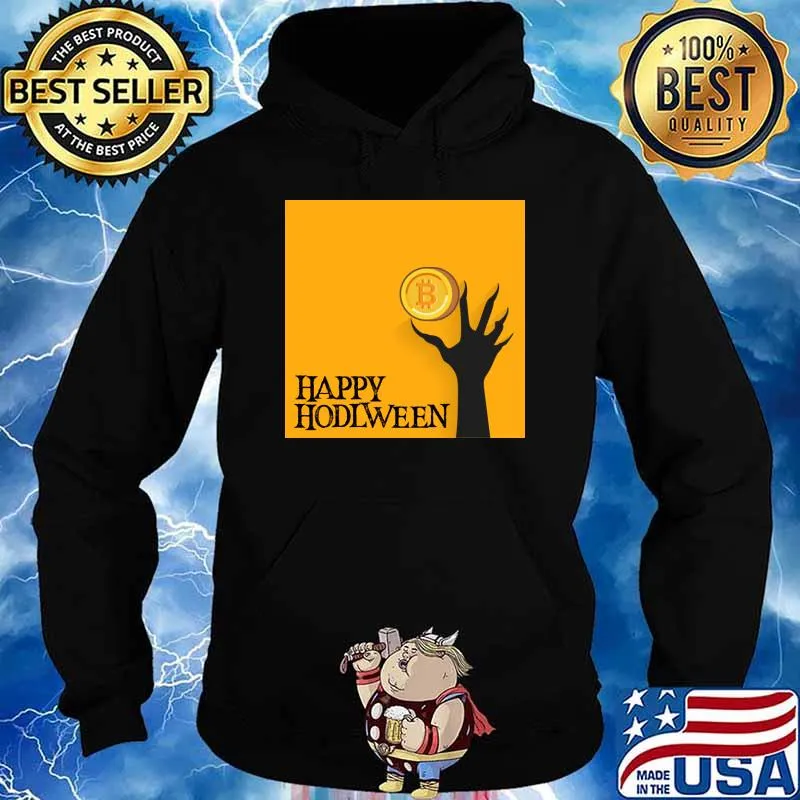 Hodling Crypto Halloween Bitcoin happy hodlween Scary T-Shirt Hoodie