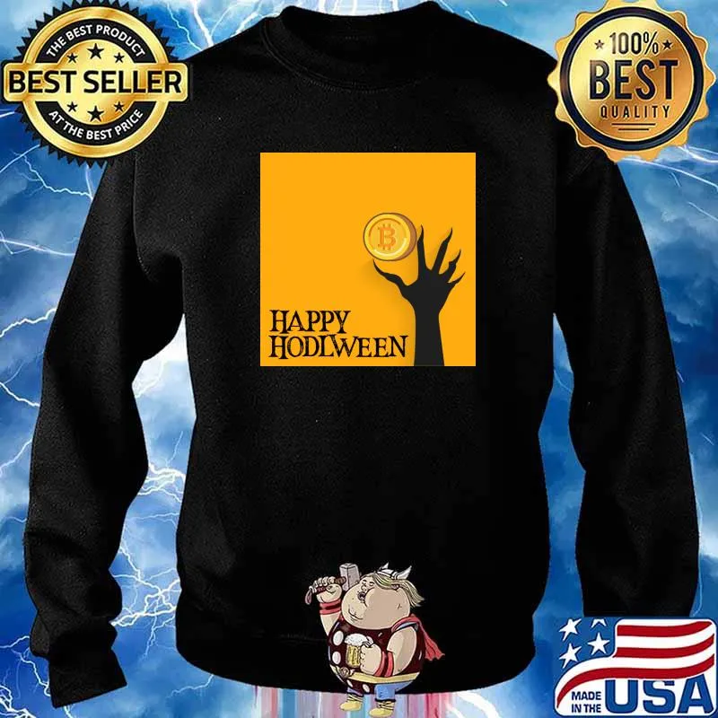 Hodling Crypto Halloween Bitcoin happy hodlween Scary T-Shirt Sweater