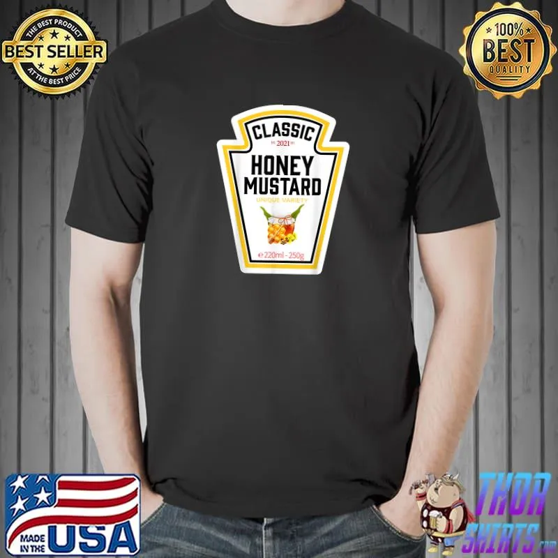 Honey Mustard Costume Matching Couples Groups Condiments T-Shirt