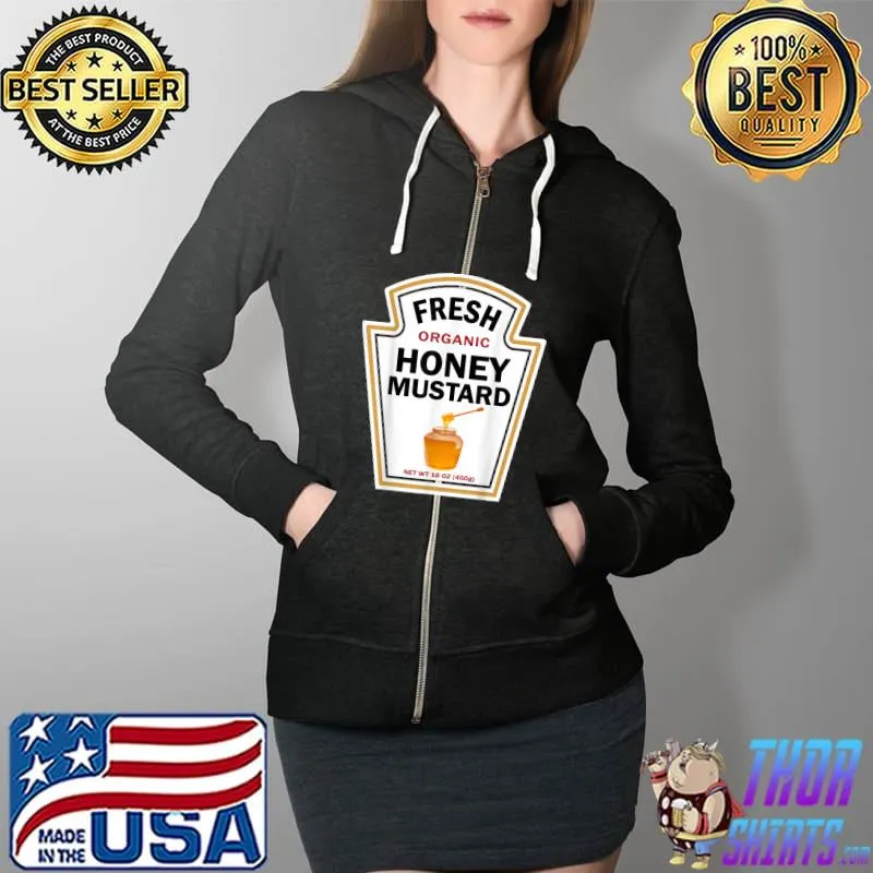 Honey Mustard Easy Halloween DIY Costume Matching Group T-Shirt Full Zip Hooded