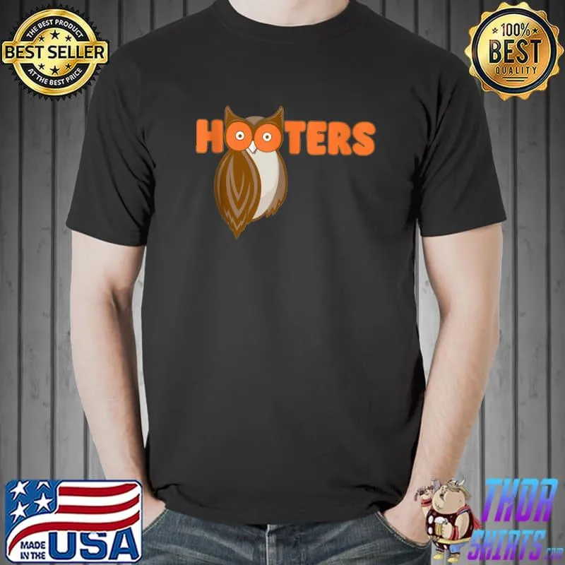 Hooters Girl Halloween owl T-shirt