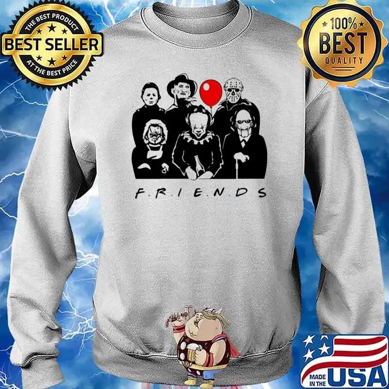 Horror Friend Hellraiser IT Halloween Shirt Sweater