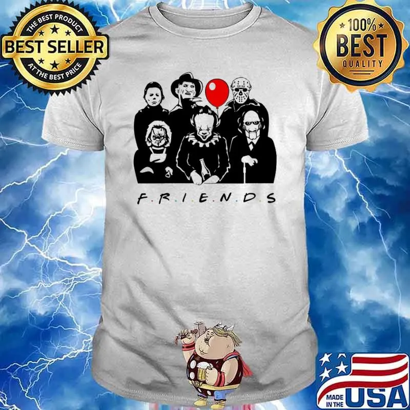 Horror Friend Hellraiser IT Halloween Shirt