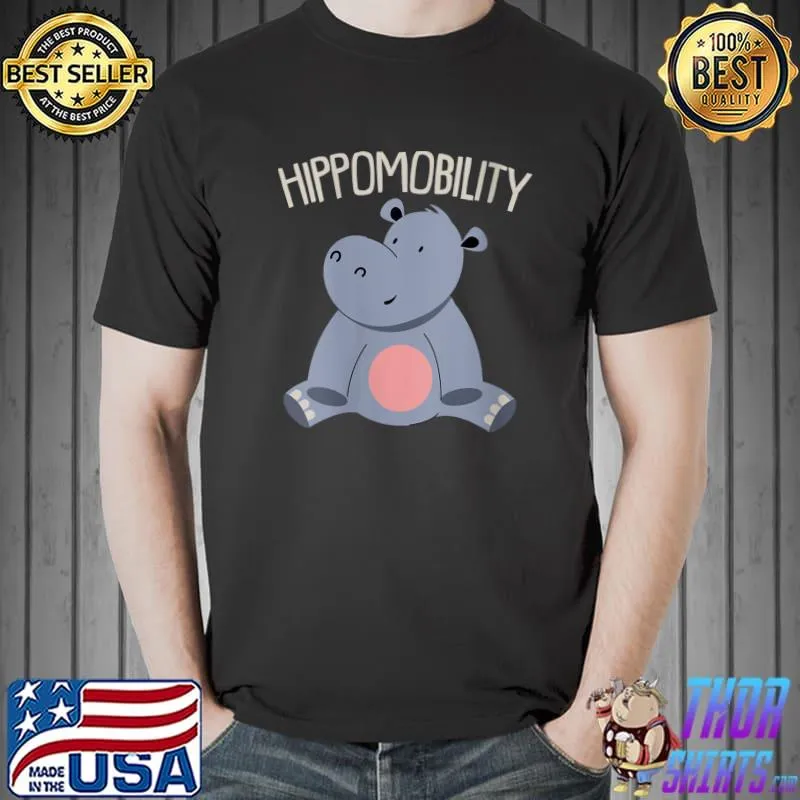 Hypermobility Spectrum Disorder Hippomobility Hippo T-Shirt Unisex