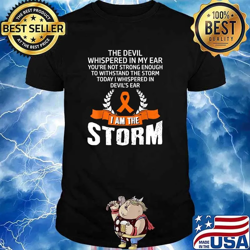 I Am The Storm Leukemia Awareness T-Shirt