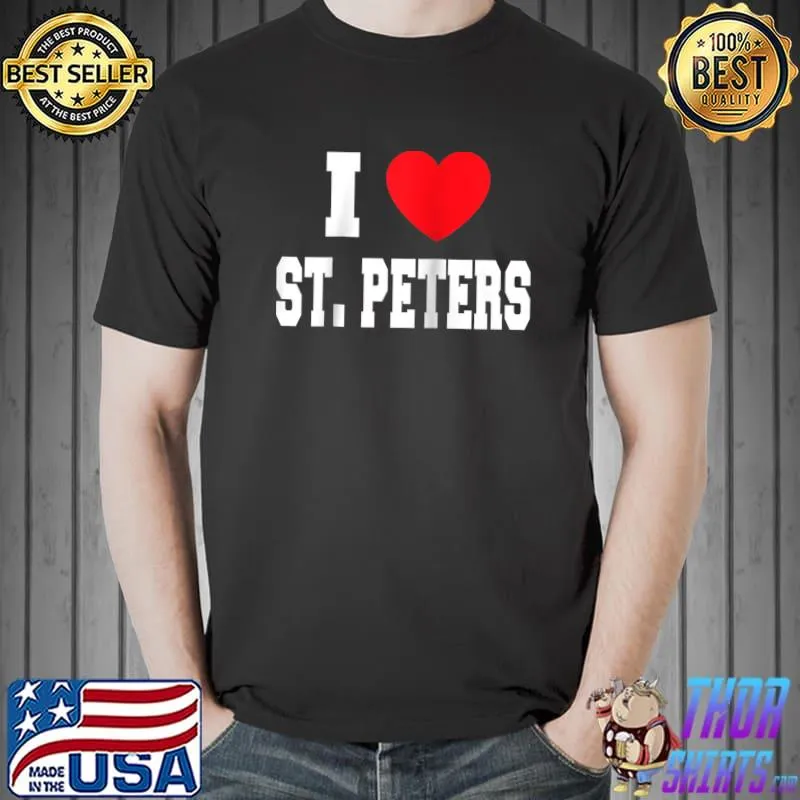 I Love St. Peters Raglan Baseball T-s Unisex
