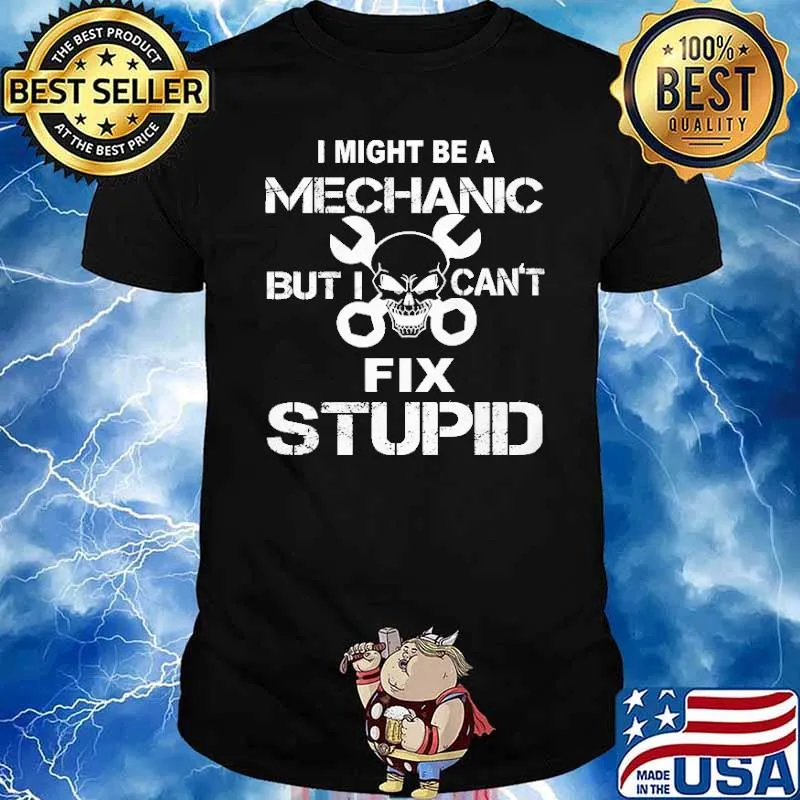 I Might Be A Mechanic But I Can't Fix Stupid Shirt