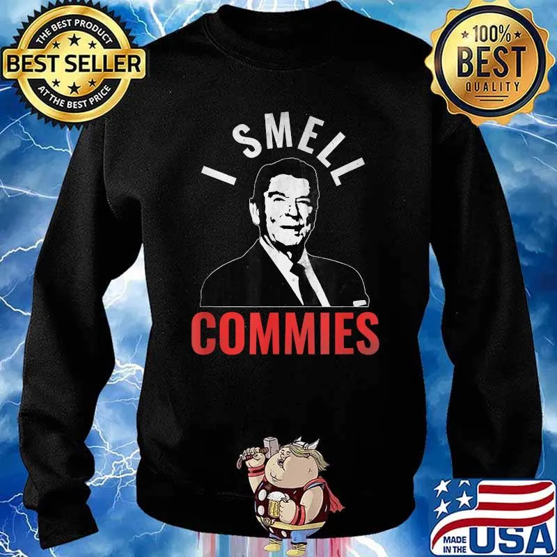 I smell commies Ronald Reagan political vintage T-Shirt Sweater