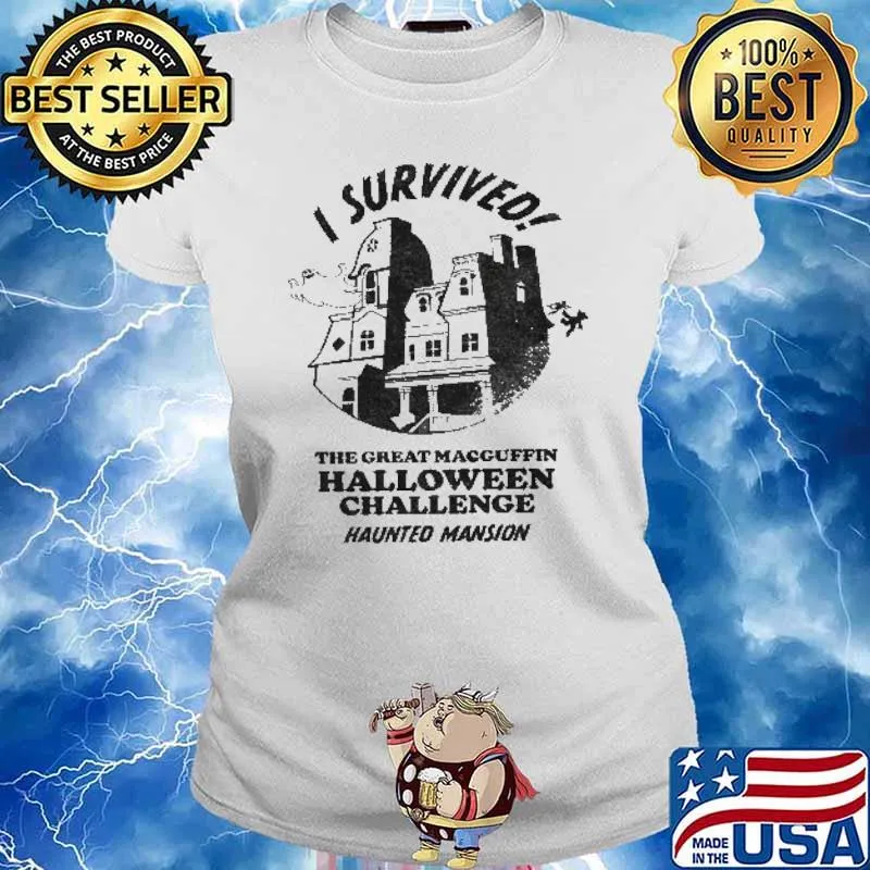 I Survive D23 Gold Member Great MacGuffin Challenge Muppets Haunted Mansion Shirt Ladies tee
