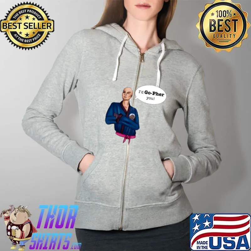 I'd Go-Pher You (Commissioned) Classic T-Shirt Full Zip Hooded