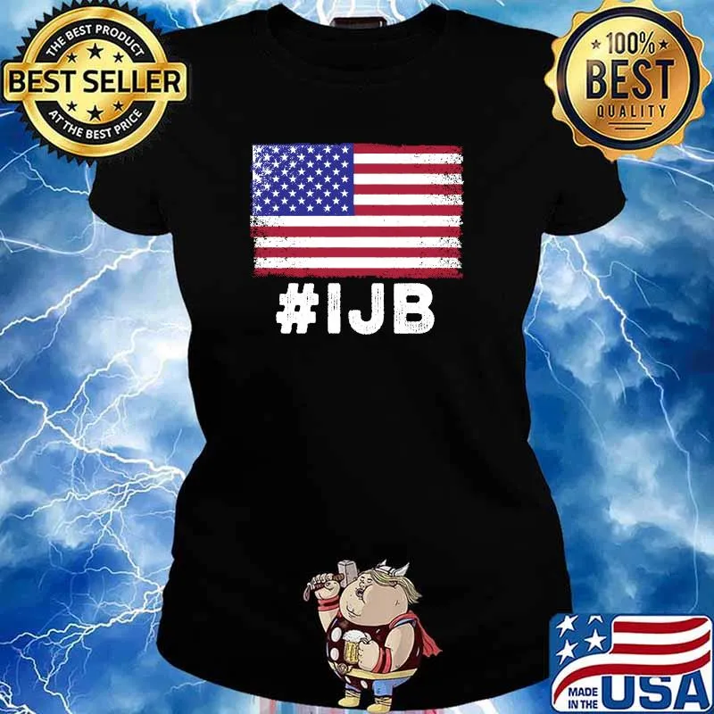 IJB Impeach 46 Joe Biden Anti-Biden Republican Conservative T-Shirt Ladies tee