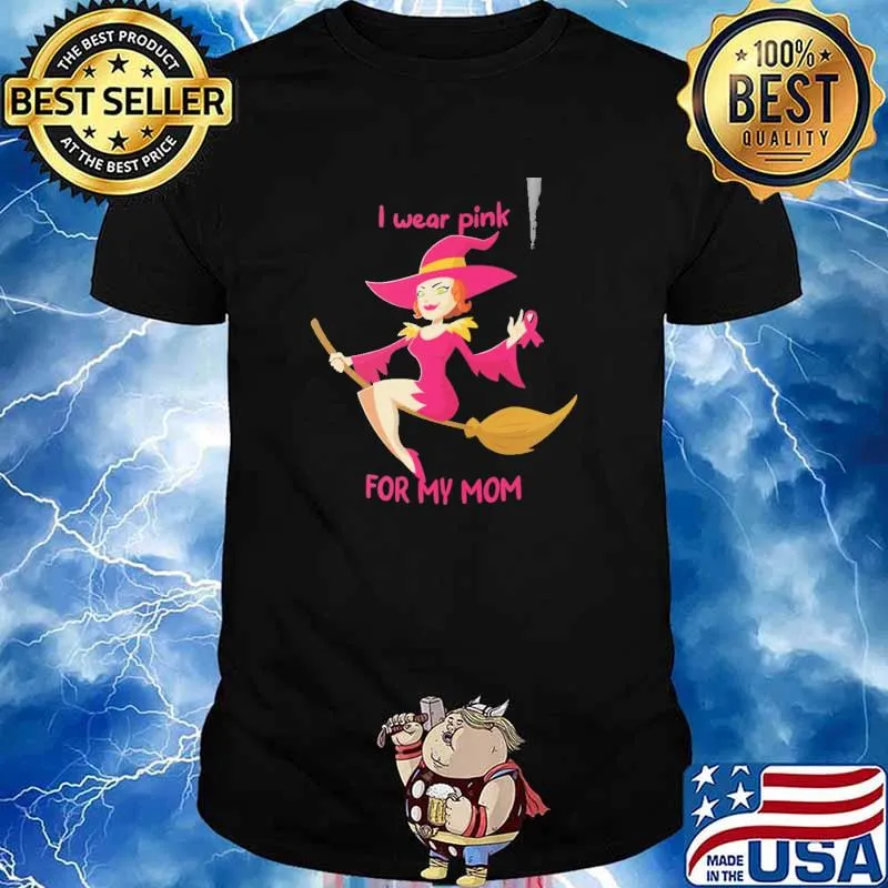 In Wear Pink For My Mom Witch Halloween Shirt
