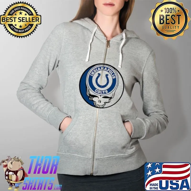 Indianapolis Colts Shirt Full Zip Hooded