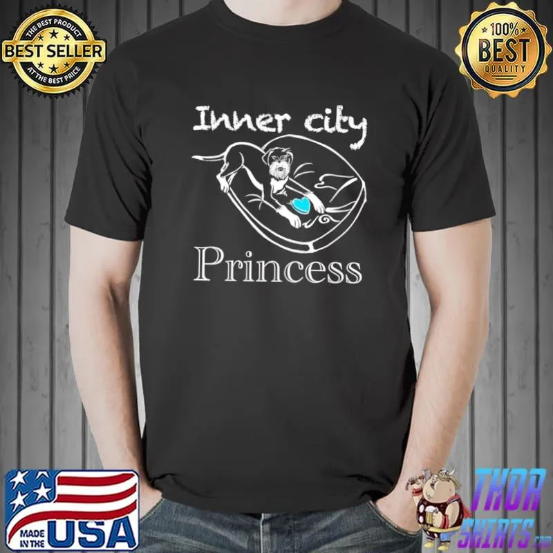 Inner City Princess - Wire Haired Pointer Dog Classic T-Shirt Unisex