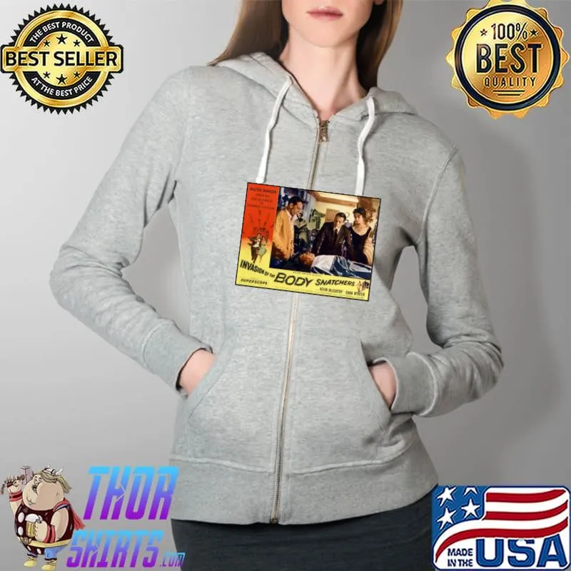 Invasion of the Body Snatchers (1956) by Don Siegel Classic T-Shirt Full Zip Hooded