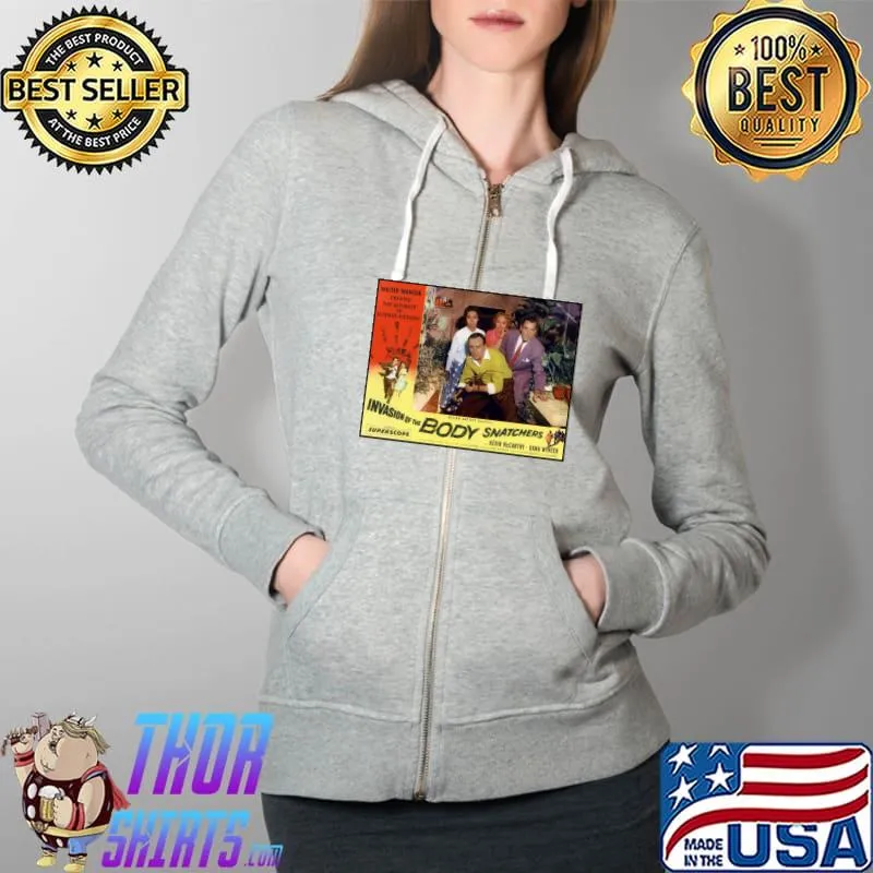 Invasion of the Body Snatchers (1956) T-Shirt Full Zip Hooded