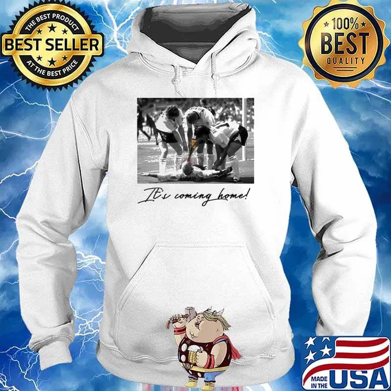 It's Coming Home Paul Gascoigne v Scotland Uro 96 Shirt Hoodie