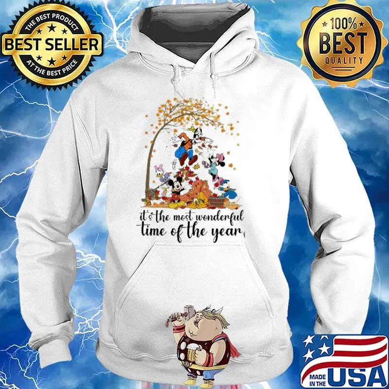 It's The Most Wonderful Time Of The Year Mickey Disney Shirt Hoodie