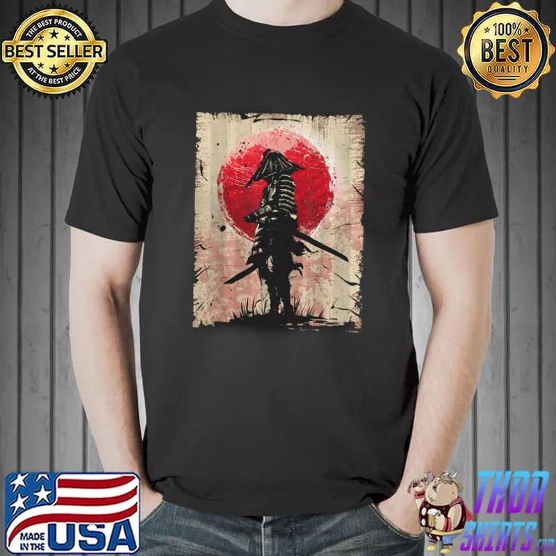 Japanse Art Samurai Shirt Unisex