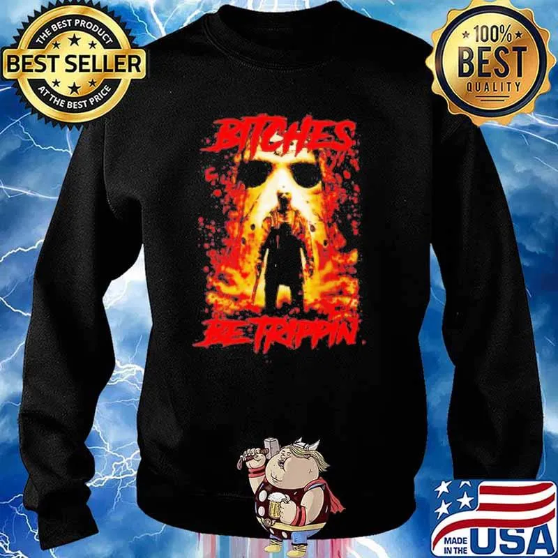 Jason Voorhees Bitches Be Trippin s Sweater