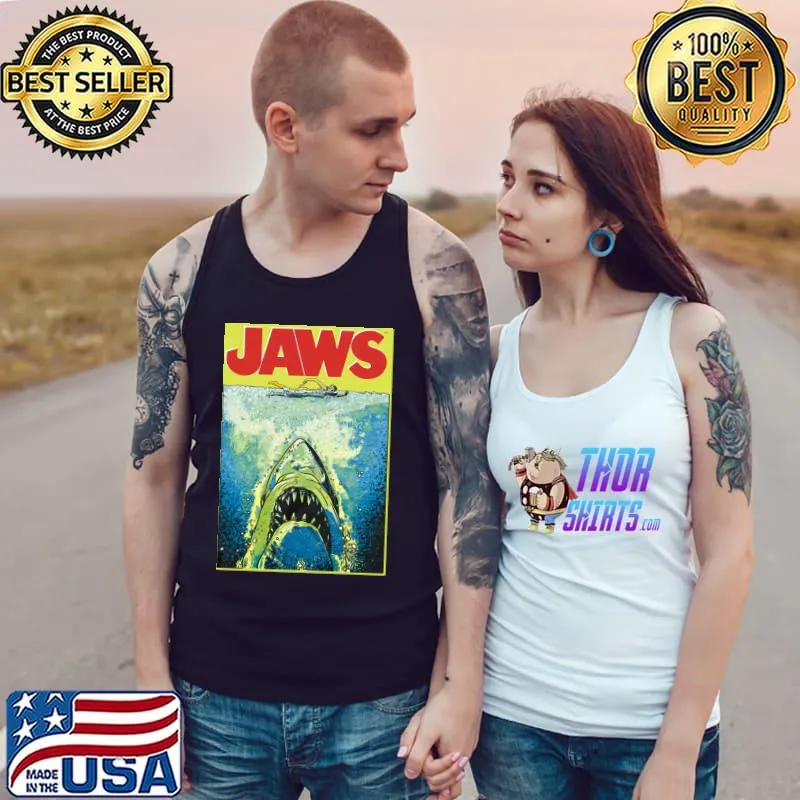 Jaws shark swimming s Tank Top