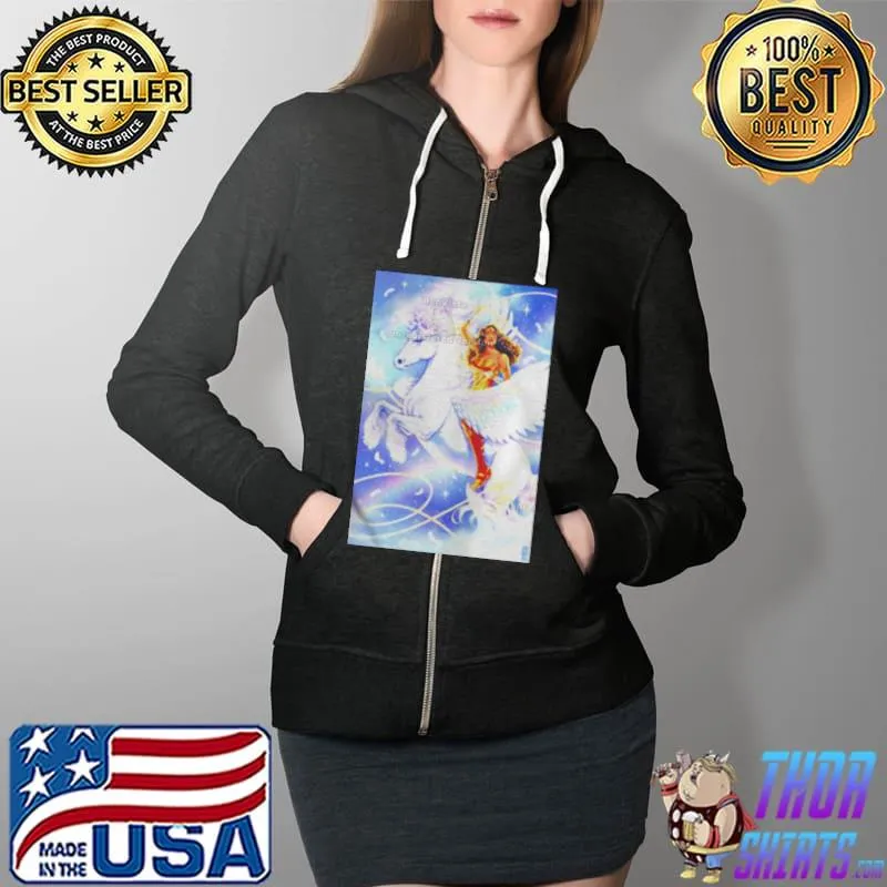 jen Bartel Wonder Woman s Full Zip Hooded