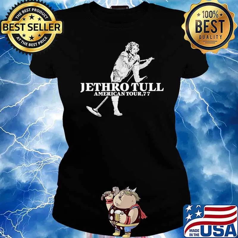 Jethro Tull american tour 77 s Ladies tee