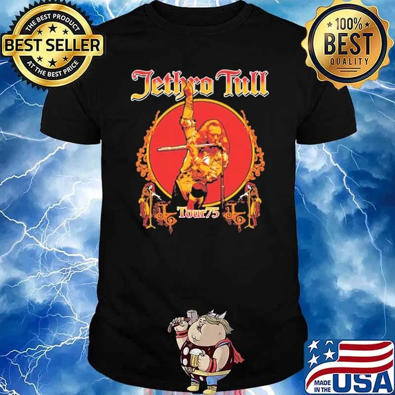 Jethro Tull Tour 75 On Stage Shirt