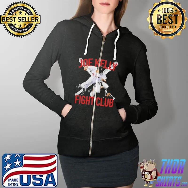 Joe Kelly Fight Club Boston Red Sox Shirt Full Zip Hooded
