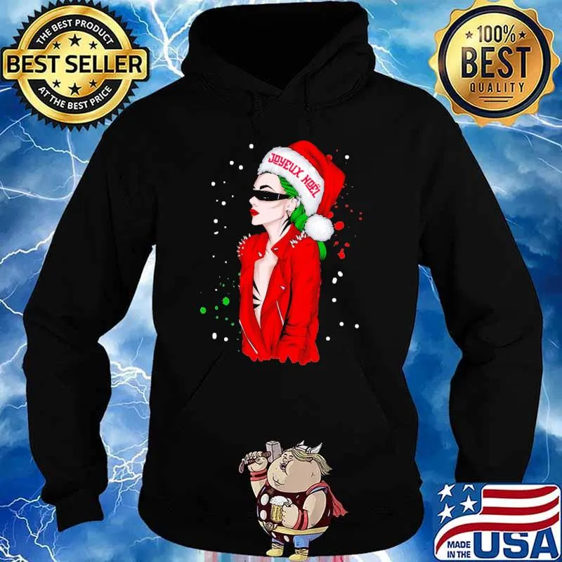 Joyeux noel wear hat santa christmas s Hoodie