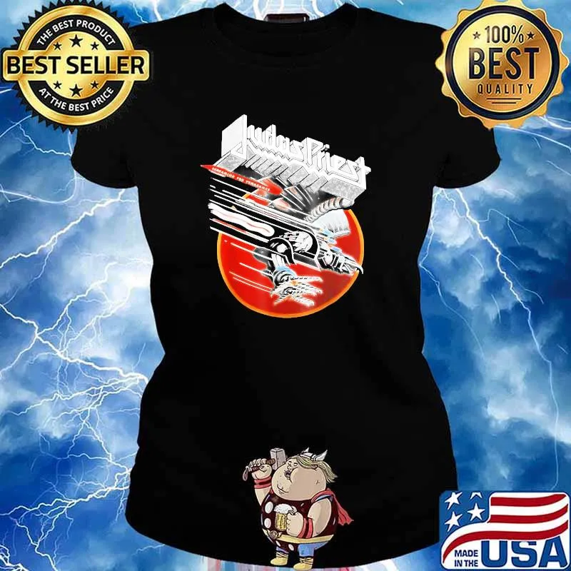 Judas Priest Blood Moon halloween T-Shirt Ladies tee