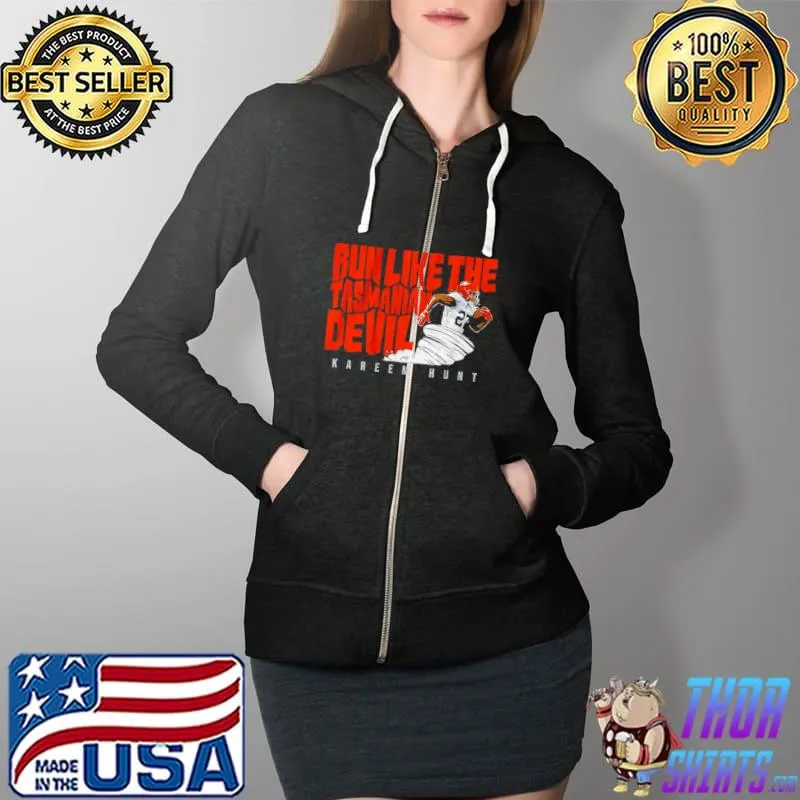 Kareem Hunt Tasmanian Devil s Full Zip Hooded
