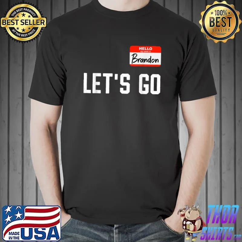 Karen Halloween Costume Let's Go Brandon American Flag T-Shirt