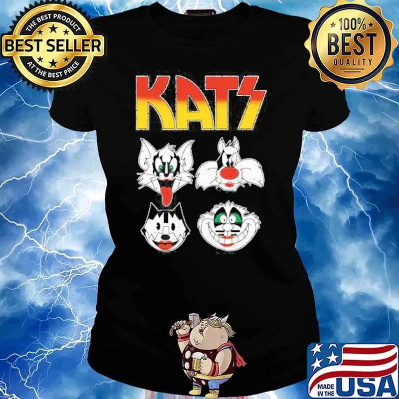 Kats kiss cats oggi s Ladies tee