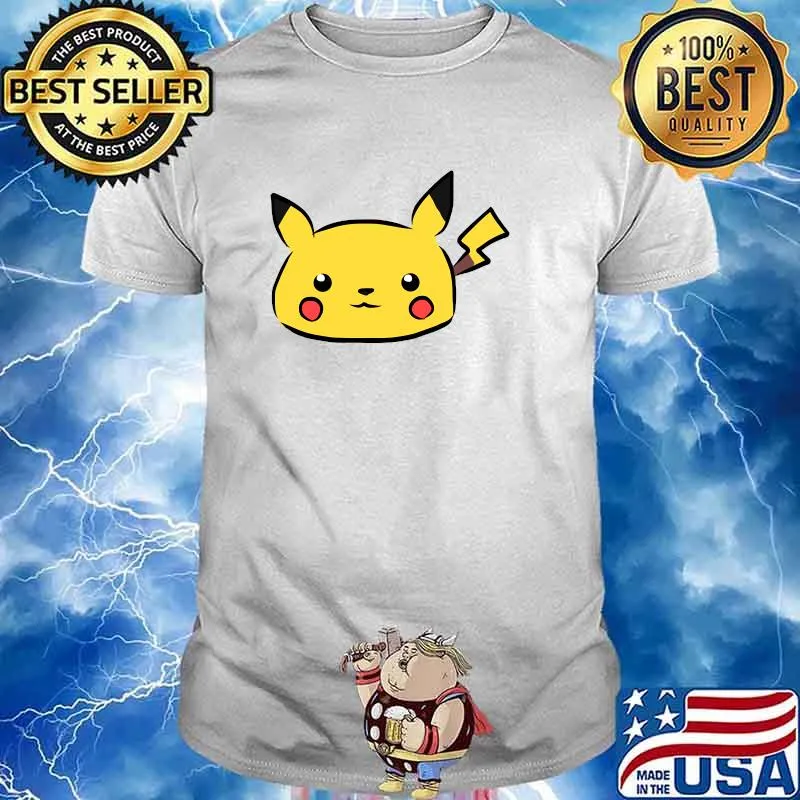 Kawaii Yellow Mouse Creature Pikachu Classic T-Shirt