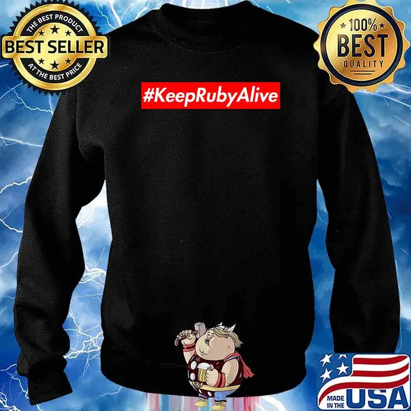 #KeepRubyAliveview Hagtag s Sweater