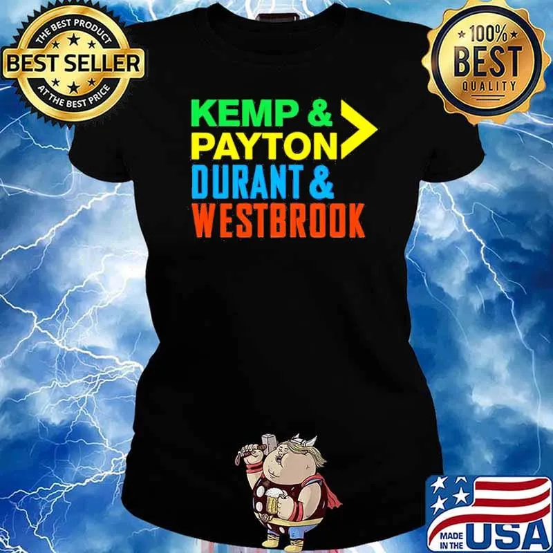 Kemp Payton Durant Westbrook s Ladies tee